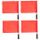 4 Pcs Volleyball Line Flags Karate Referee Commanding Hand Signal 4