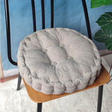 Coussin de sol, coussin d'assise en velours côtelé fait main, garnissage épais en grains de maïs, assise de sol pour salon, pour se détendre à