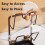 Leutsin Countertop Pot Lid Holder with Spoon Rest Gray 3