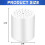Shower Filter Replacement Cartridge pH Balanced 4-Pack 2