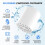 Shower Filter Replacement Cartridge pH Balanced 4-Pack 4