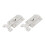 HEMOTON Sliding Bolt Latch 2 pcs Black 4