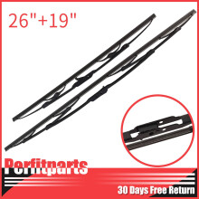 2pcs Wiper Blades 26"&19" Compatible with Altima 2019, Malibu 2019, Cherokee 2019, Forte 2019, Sorento