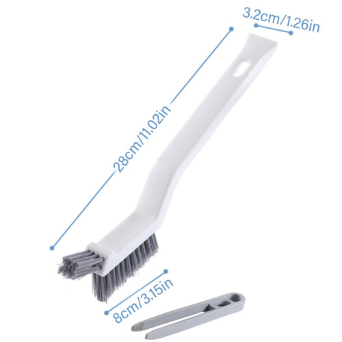 (Double White) 3-in-1 Clip Brush for Kitchen & Bathroom 2