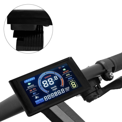 Ebike Protocol No. 2 Control Display S966 Waterproof 24-72V 2