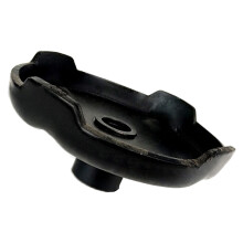 BESTONZON Floor Jack Disk Pad Hydraulic Jack Lift Pad Black Steel 1Pack