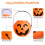 Plastic Pumpkin Candy Bucket 17 x 13.5 cm 3