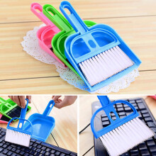 Walbest Mini Small Broom Dustpan Set Keyboard Computer Cleaning Brush, Cleaner for Desk, Dust,Pets Hairs,Crumbs,Scraps Laptop,Piano