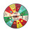 Wooden Christmas Spinning Wheel for Gift Exchange Game 1
