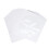 CD DVD Discs 100Pcs White Rectangular Storage Pouch with Classical Design for Home Cinema 2