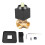 Copper Concealed 3-Way Rough-In Shower Valve Black 2