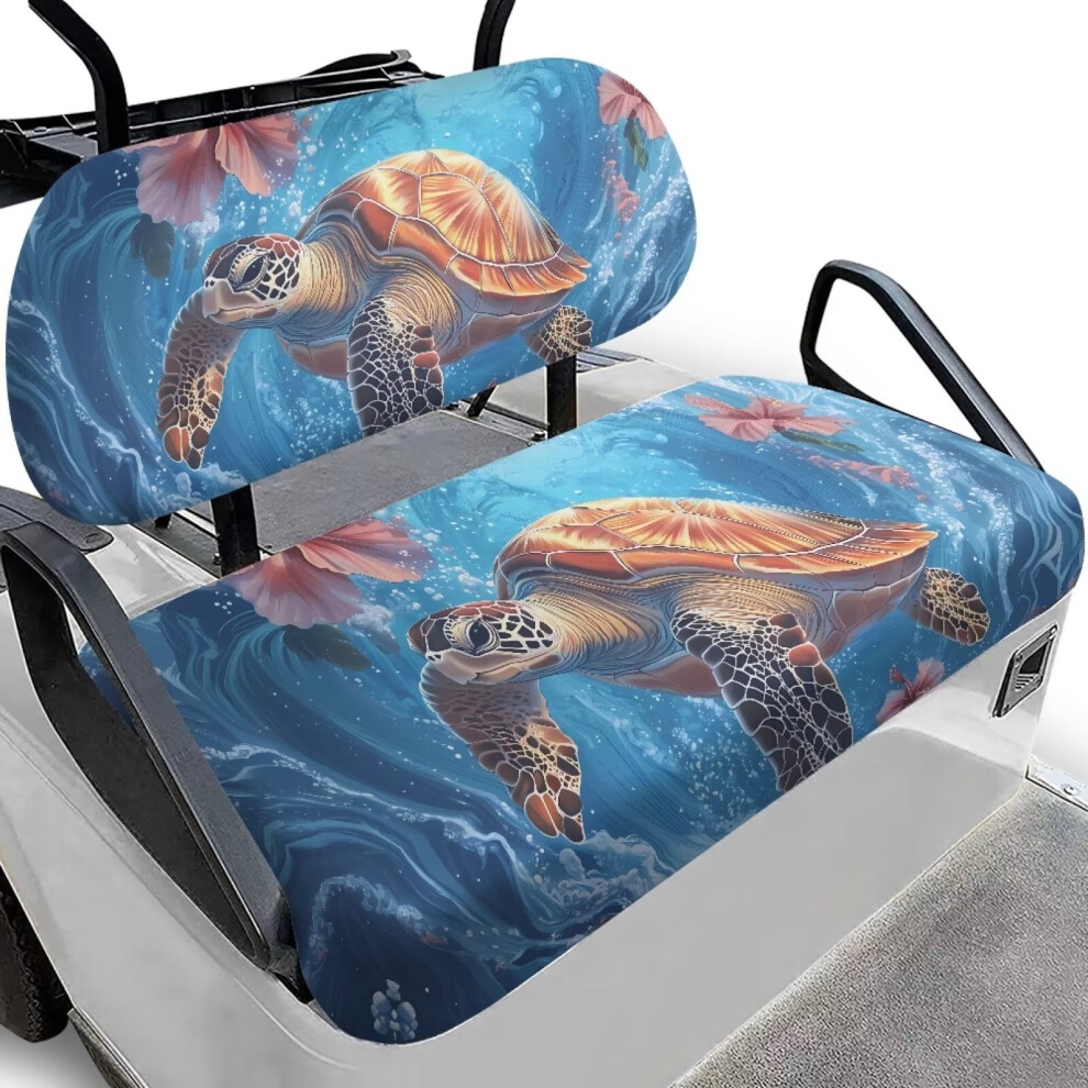 Ocean Turtle Golf Cart Seat Covers Anti-Slip Universal 9085618586925