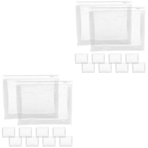 20Stk Transparente PVC Kosmetiktaschen Flugzeug 2