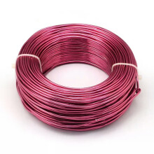 Aluminum Wire Jewelry Beading Craft 500g Cerise 2mm