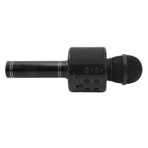 3-in-1 Wireless Karaoke Mic Speaker 800mAh Black