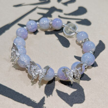 (M738) Butterfly Beaded Bracelet - Elegant Fashion Jewelry