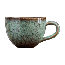 Latte Mug ,Ceramic Tea Cup with Handle,Novelty Coffee Mugs For Office And Home, Hot Cold Drinking