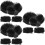 12Pièces Porte-Épingles Fleurs Plastique Noir Pour Déco 8