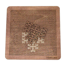 Fractal Tray Puzzles, Hard Difficult Portable Mind-Bending Irregular Wooden Jigsaw Puzzle, Premium Birch Ply Puzzle for Home Decor & Gift