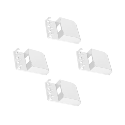 4Pcs Ps Material Waterproof Wall Socket Cover White Home Use