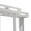 Pull Rotate Spice Rack 2-Tier, Milk White, 15cm, Durable & Large Capacity 3