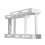 Pull Rotate Spice Rack 2-Tier, Milk White, 15cm, Durable & Large Capacity 11