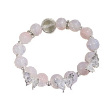 (M737) Butterfly Beaded Bracelet - Elegant Fashion Jewelry