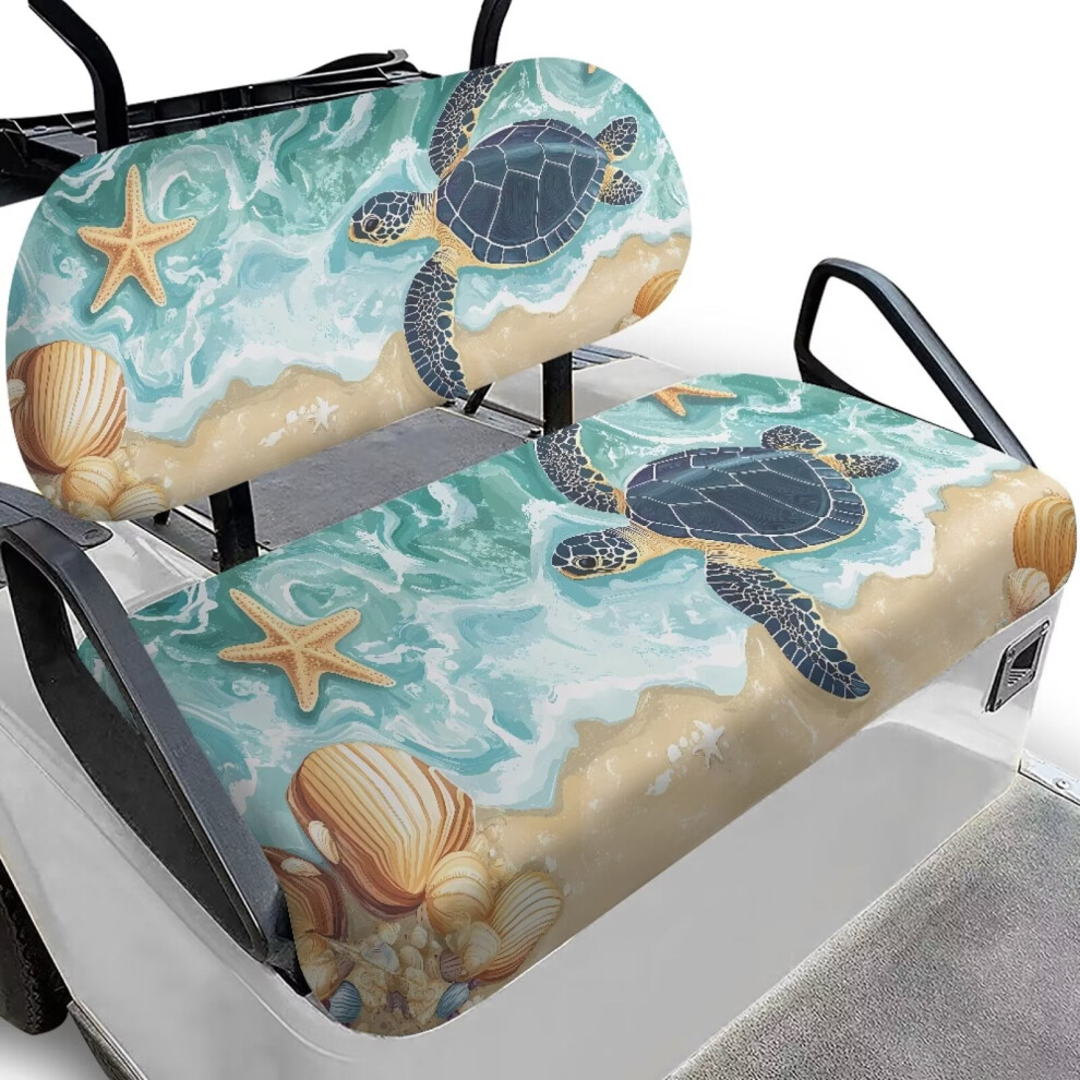 Golf Cart Seat Cushion Cover Vinyl Soft Washable Turtle 9085618585775