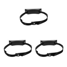 3St Gascilinderhouder Abs+nylon Zwart Muurbeugel Sterk En Eenvoudig
