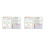 4Pcs Erasable Multiplication Chart Paper for Kids Math Classroom Use 1