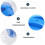 Hamster Exercise Ball Transparent Plastic 2 pcs Blue 4