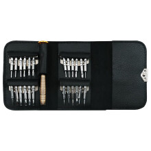 25-in-1 Magnetic Precision Screwdriver Set for Laptop, Tablet, Phone, Game Console—Compact DIY Repair Kit, 25 Drivers + 1 Tool Kit