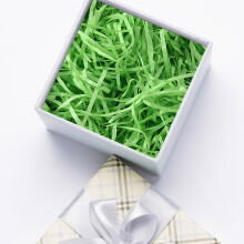 White Crinkle Cut Paper Shred Filler (0.44lb/Pack) for Gift Boxes, Baskets & Wrapping – Compatible with All Standard Boxes