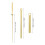 Golden Silent Clock Urverk Kit – Plast, 1 Set 2