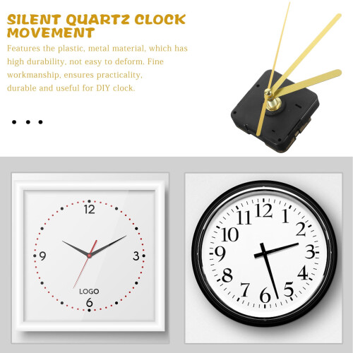 Golden Silent Clock Urverk Kit – Plast, 1 Set 2