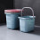 Bath Bucket Plastic Bucket Assorted Color 1Set 6