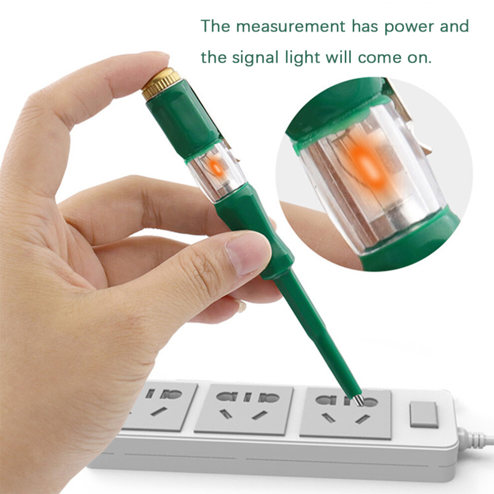 (Green) Voltage Tester Pen, Lightweight Circuit Tester 6253032966323