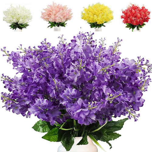 Artificial Fall Greenery Bundles Fade-Resistant Plastic 2