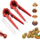 Multifunction Nutcracker with Non Slip Handle, Heavy Duty Tool for Cracking Pecan Walnut Chestnut All Hard Shell Nuts 1