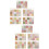 Bible Study Tabs PVC Self-Adhesive Page Dividers Assorted Colors 8