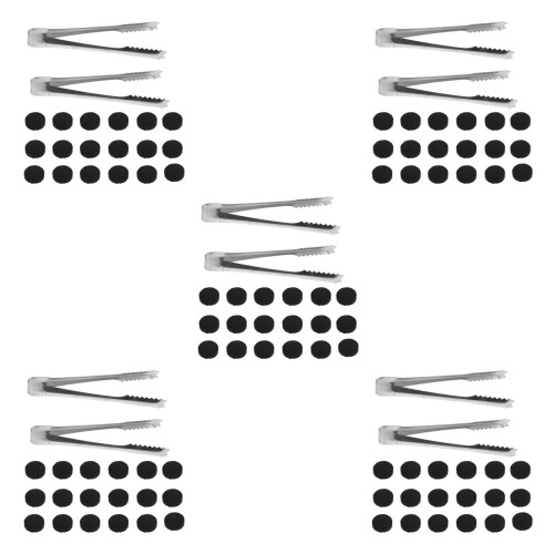 5Ensembles Charbon Pour Grilling Rapide Métal Noir Usage Polyvalent 2