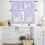 Easter Kitchen Curtains and Valances Set Flower White 3