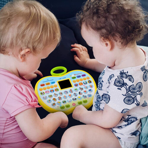 Learning Tablet Toy for Toddlers Yellow 1 Pack 1