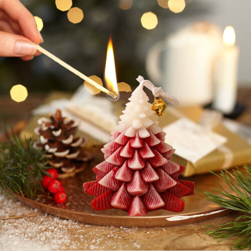 Christmas Scented Candles – Long-Lasting Burn, Aromatherapy, Compatible with Yankee