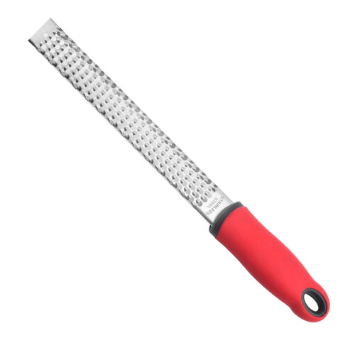 Tool Cheese, Multi-Function Tool Cheese, Stainless Cheese Grater & Ergonomic Soft Black Handle Silver Kitchen Tool for Cheese