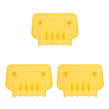 3Pcs Bathroom Soap Dish Orange with Suction Cups and Dry Hollow Bottom