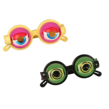 Knipperende ogenbril voor kinderen, grappige wiebeloogjesbril, originele knipoogbril voor feestjes, grappenmaker, foto