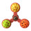Interactive Parrots Toy Chewable Bells With Rotating Windmill for Mental 1