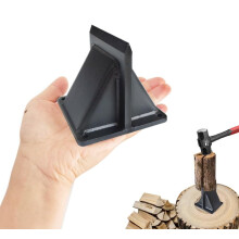Fendeur de bûches portable pour allume-feu - Idéal pour cheminée, poêle à bois, camping, jardin et extérieur (petit format)