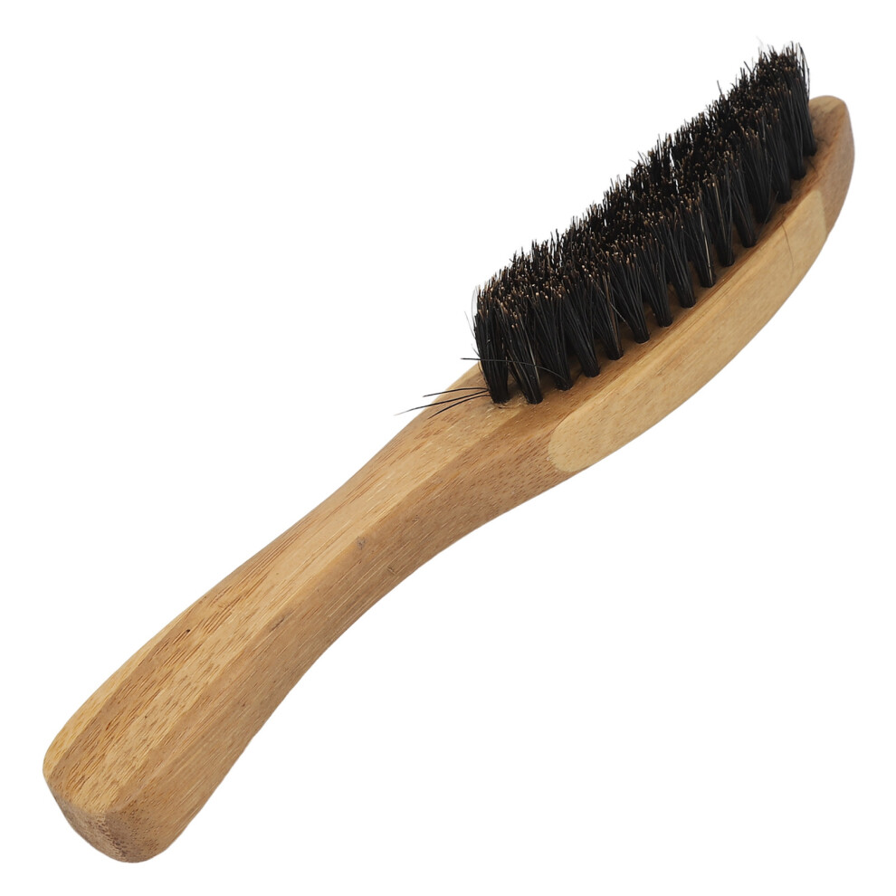 Beard Grooming Brush for Men Soft Bristle & Wooden Handle Styling Tool